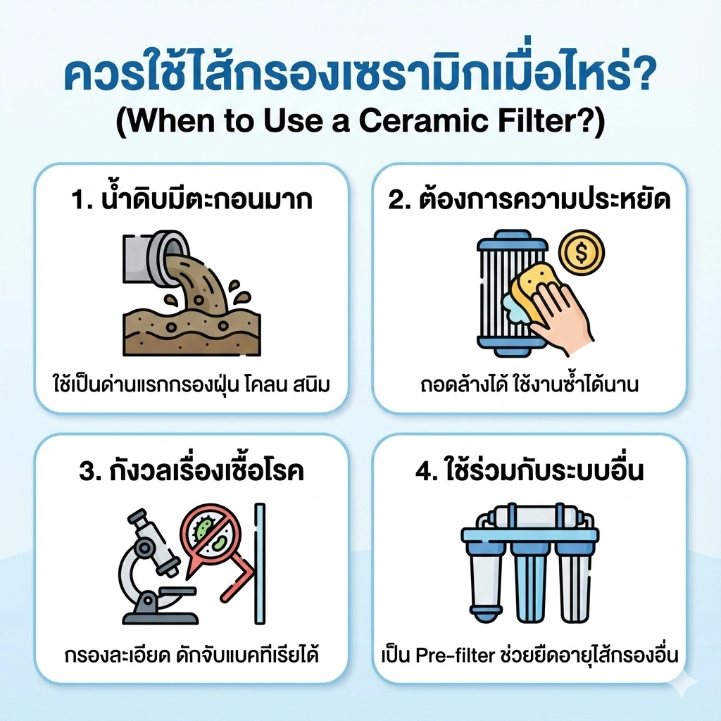 ไส้กรองเซรามิก