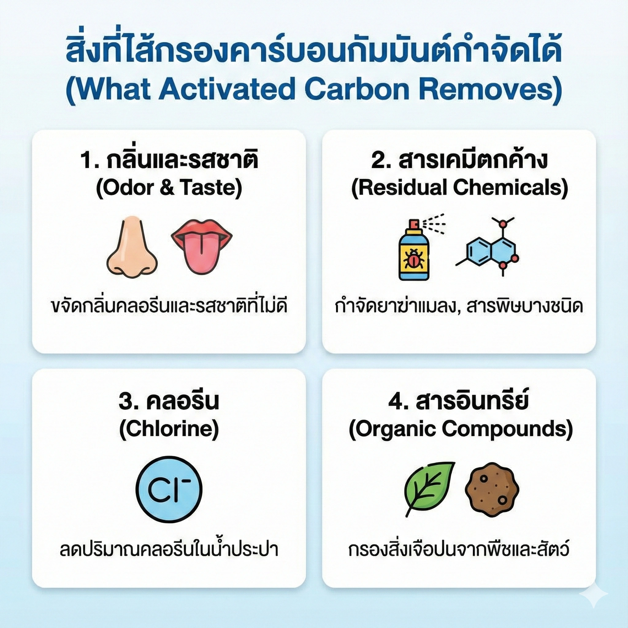 ไส้กรองคาร์บอนกัมมันต์