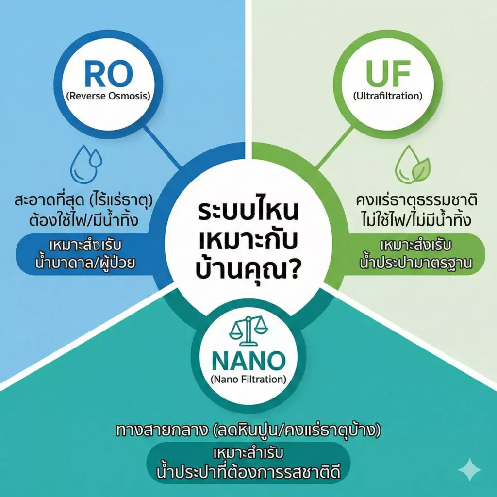 RO vs UF vs Nano