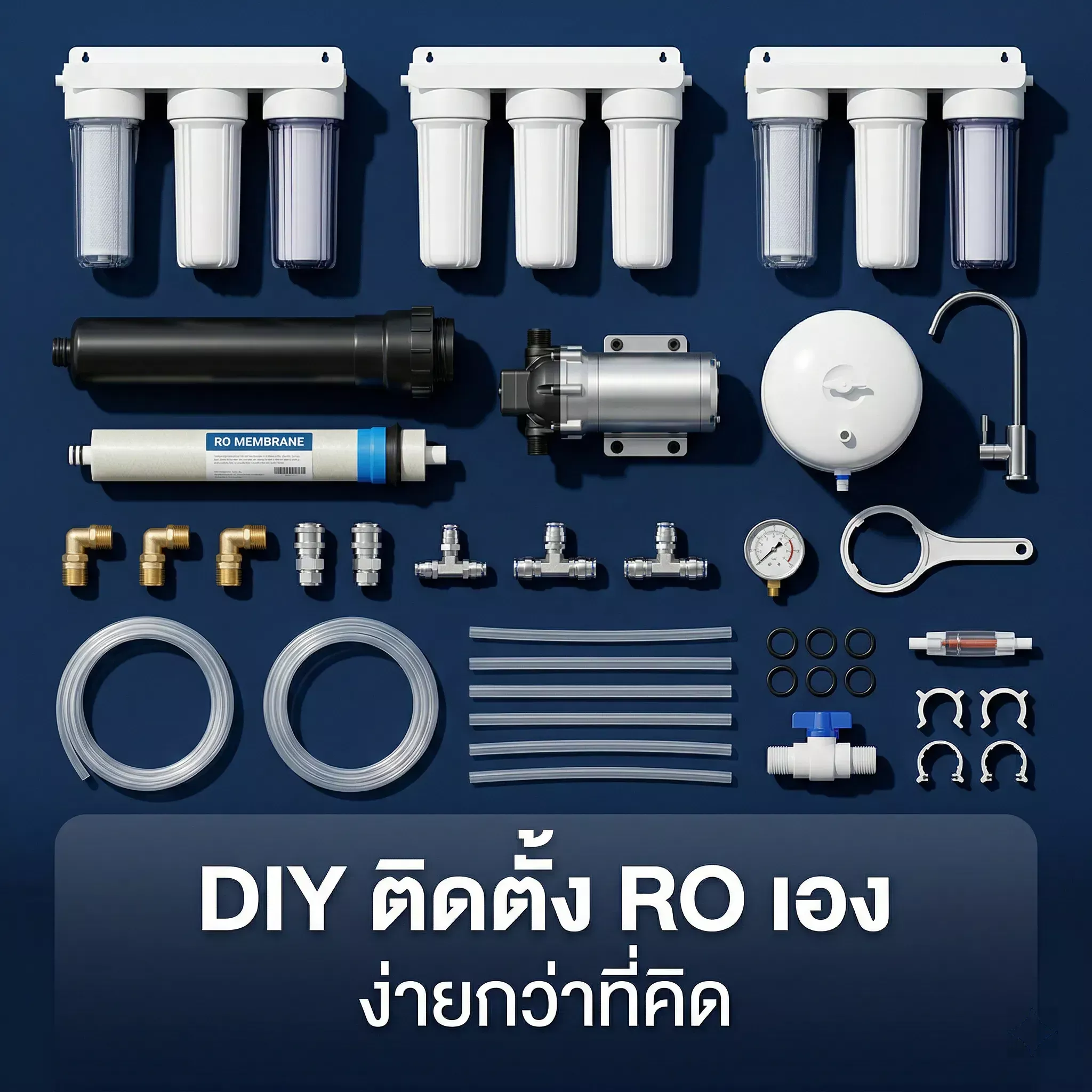 ติดตั้งเครื่องกรองน้ำ RO