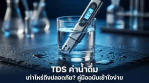 TDS ค่าน้ำดื่ม เท่าไหร่ที่ปลอดภัย? คู่มือเข้าใจง่ายสำหรับคนทั่วไป
