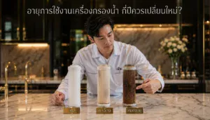 อายุการใช้งานเครื่องกรองน้ำ กี่ปีควรเปลี่ยนเครื่องใหม่?