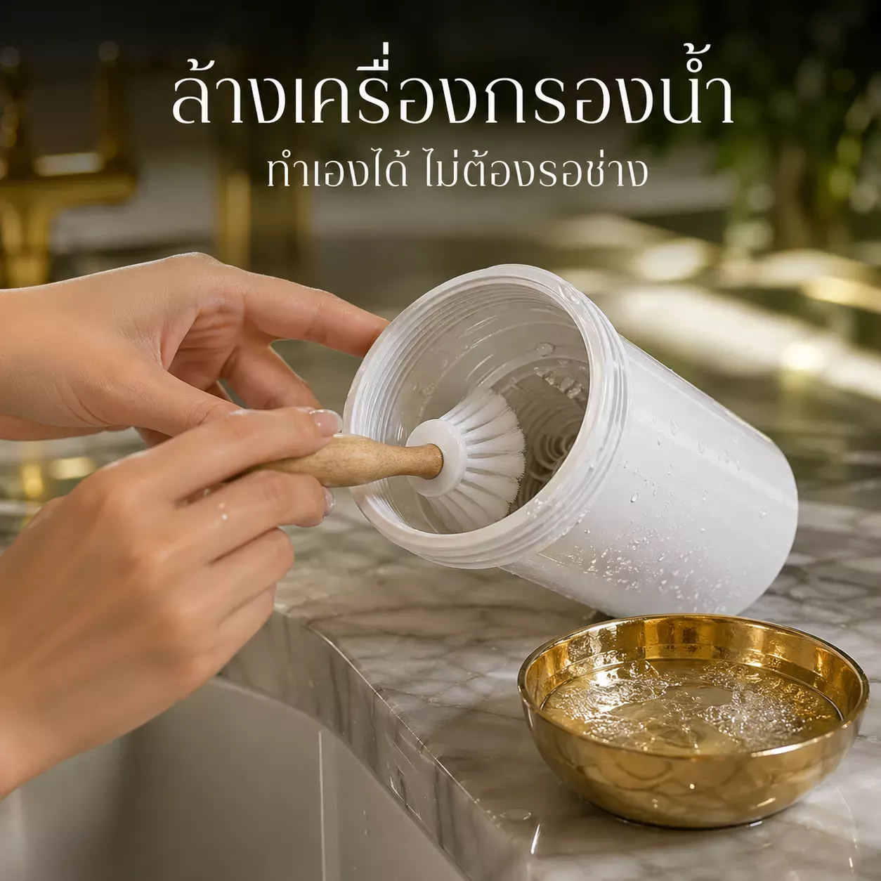 ล้างเครื่องกรองน้ำ