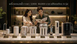 เครื่องกรองน้ำ ราคา 3,000–10,000 บาท เปรียบเทียบ 8 รุ่นที่คุ้มที่สุด