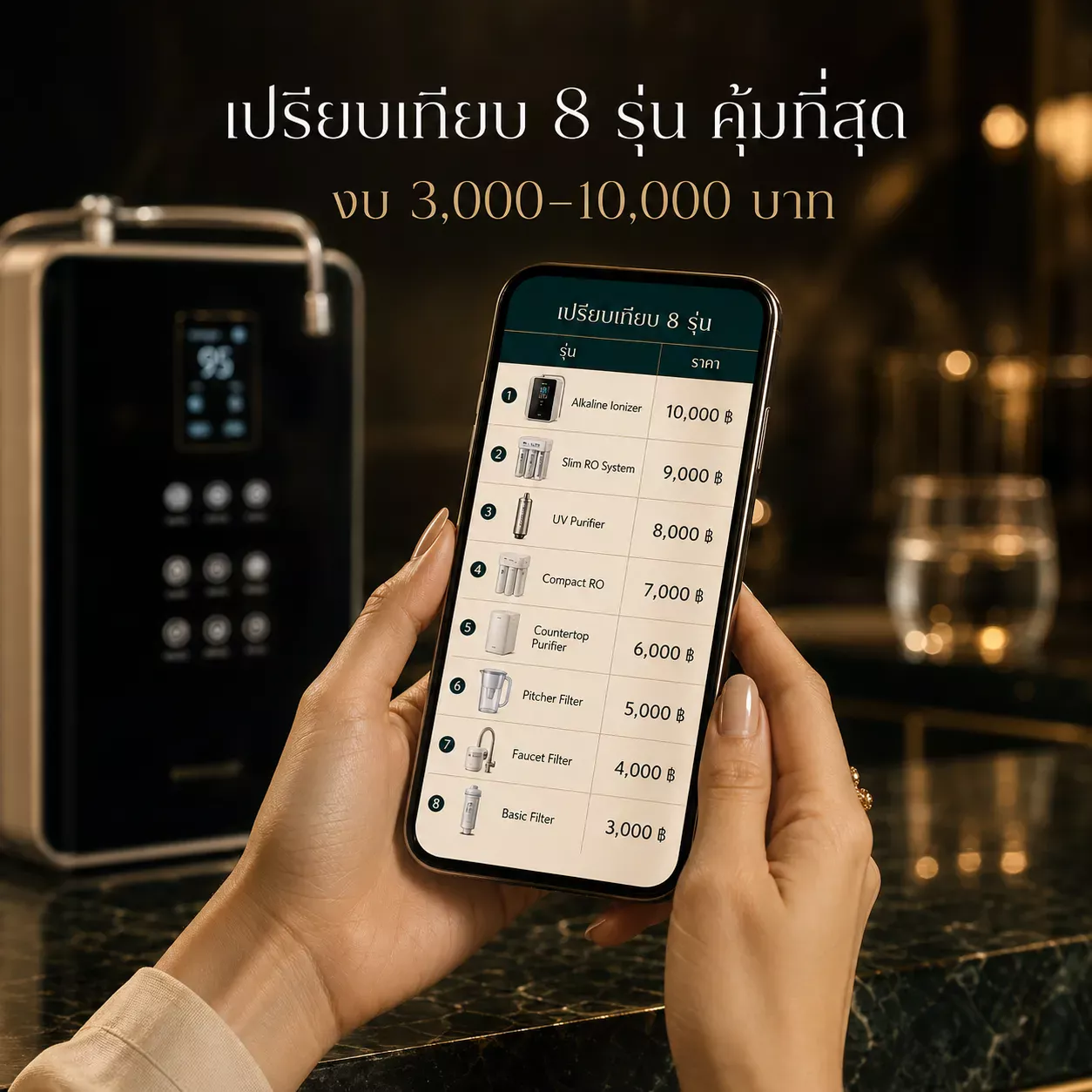 เครื่องกรองน้ำราคา 3000 10000