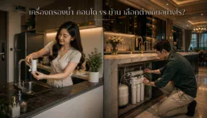 เครื่องกรองน้ำคอนโด vs บ้าน เลือกต่างกันอย่างไร?