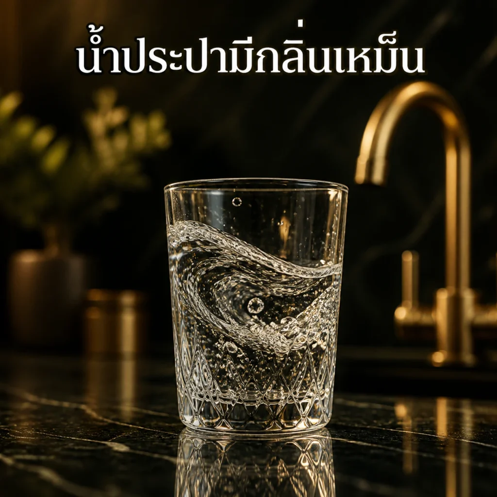 น้ำประปามีกลิ่นเหม็น