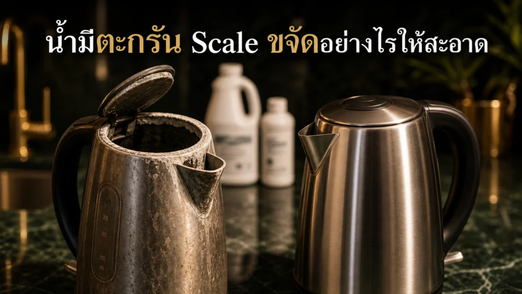 น้ำมีตะกรัน Scale ในเครื่องใช้ ขจัดอย่างไรให้สะอาด ปี 2026?