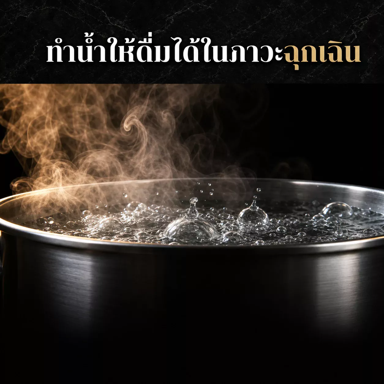 ทำน้ำให้ดื่มได้ในภาวะฉุกเฉิน