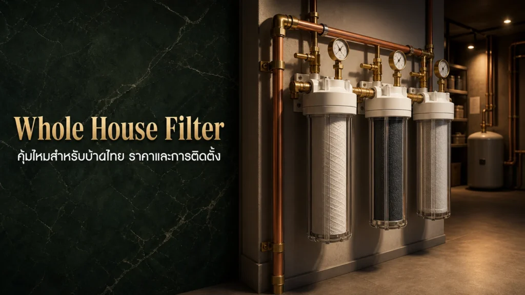 Whole House Filter คุ้มไหมสำหรับบ้านไทย ปี 2026?